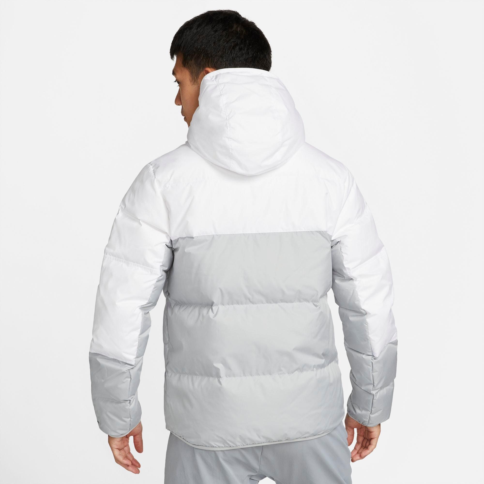 Nike Men's Sportswear Storm-FIT Windrunner Hooded Jacket - White/Grey